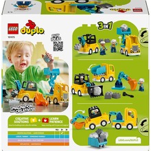 Конструктор LEGO DUPLO Town 3-в-1 Будівельна техніка 22 деталі (10475)