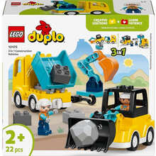 Конструктор LEGO DUPLO Town 3-в-1 Будівельна техніка 22 деталі (10475)