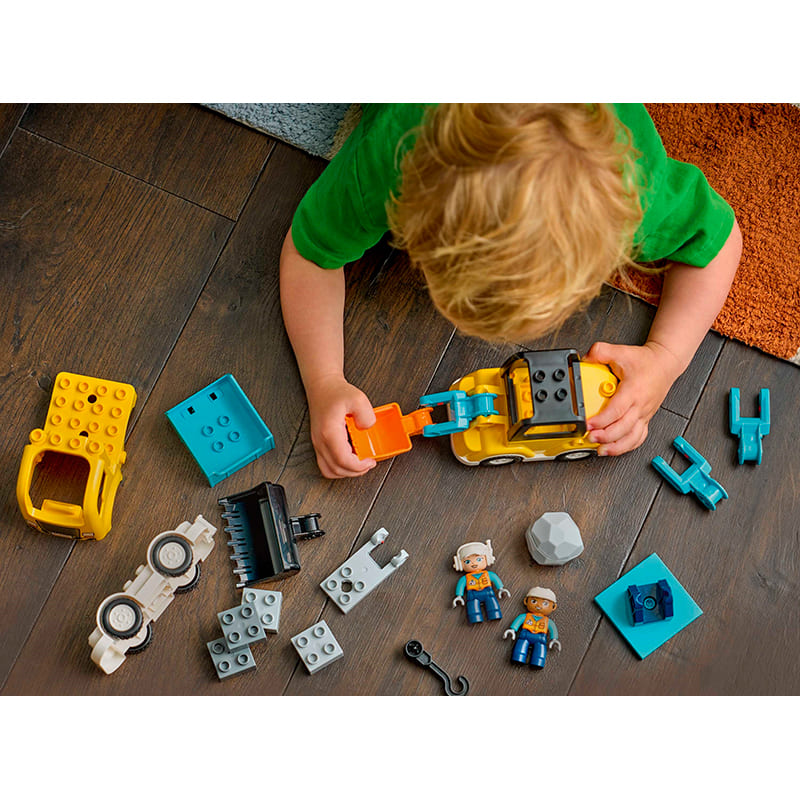 Фото Конструктор LEGO DUPLO Town 3-в-1 Будівельна техніка 22 деталі (10475)