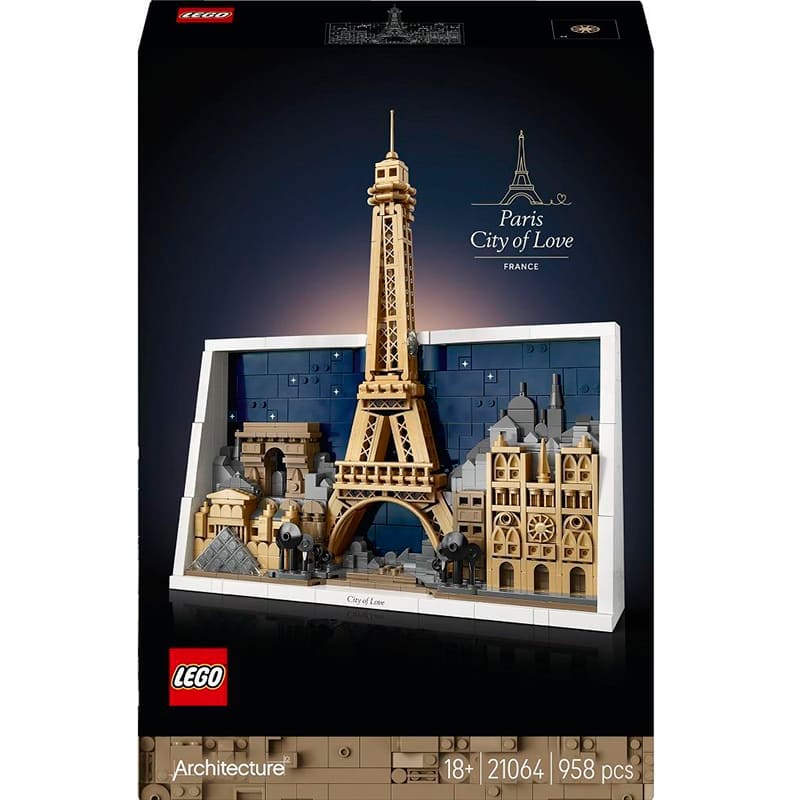 Конструктор LEGO Architecture Париж місто кохання 958 деталей (21064)