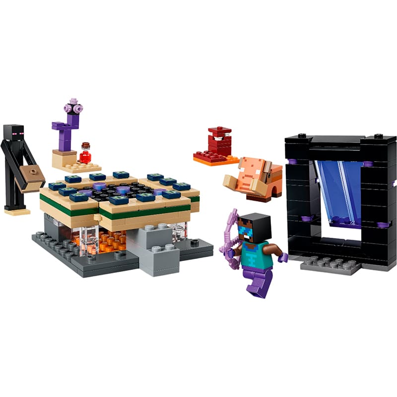 Конструктор LEGO Minecraft Подорож у Нижній світ та Портал у Край 192 деталі (21584) Тип класичний