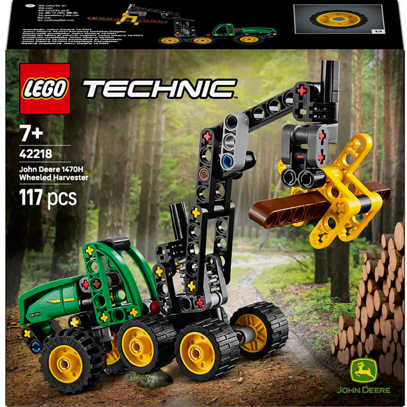 Конструктор LEGO Technic Колесный комбайн John Deere 1470H 117 деталей (42218)