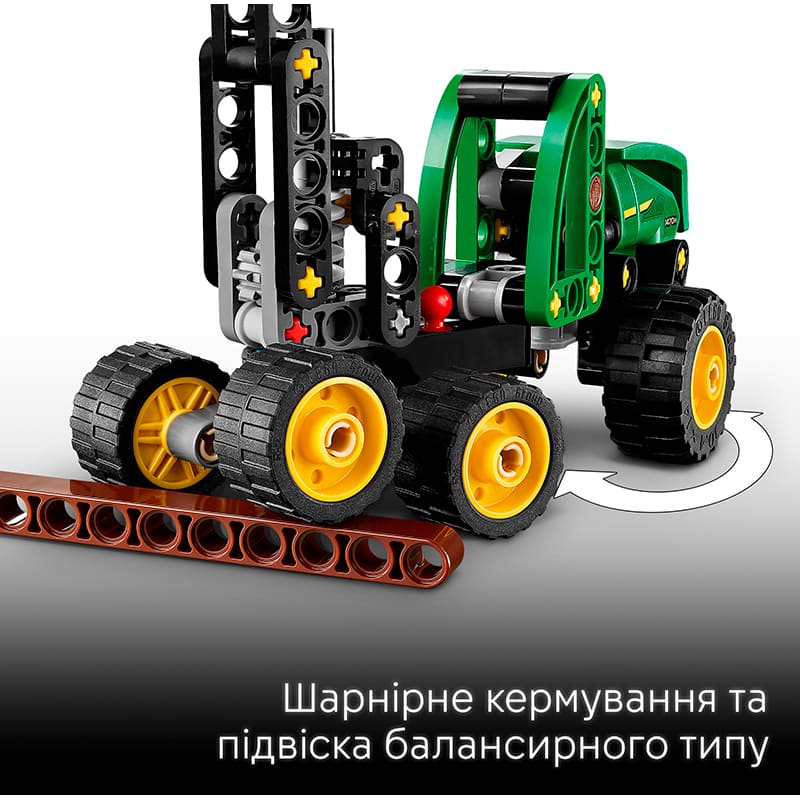 Фото Конструктор LEGO Technic Колесный комбайн John Deere 1470H 117 деталей (42218)
