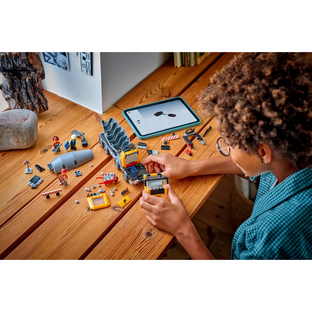 Фото Конструктор LEGO City Бетономешалка 371 деталь (60478)