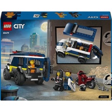 Конструктор LEGO City Поліцейський фургон для перевезення ув'язнених 198 деталей (60479)