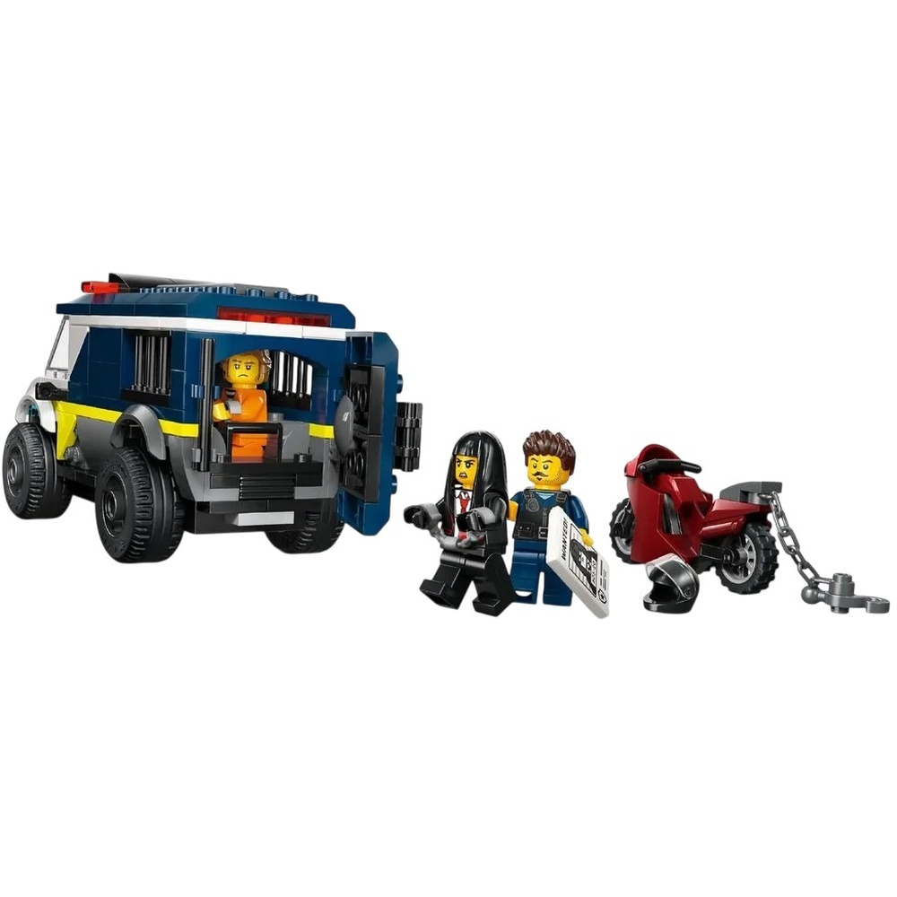Зовнішній вигляд Конструктор LEGO City Поліцейський фургон для перевезення ув'язнених 198 деталей (60479)