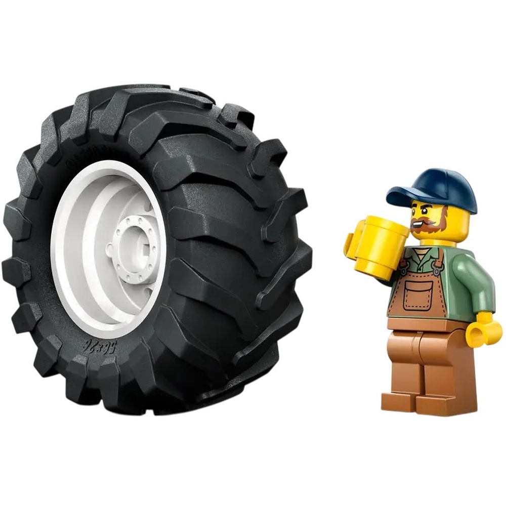 Конструктор LEGO City Трактор 204 деталі (60498) Кріплення блок