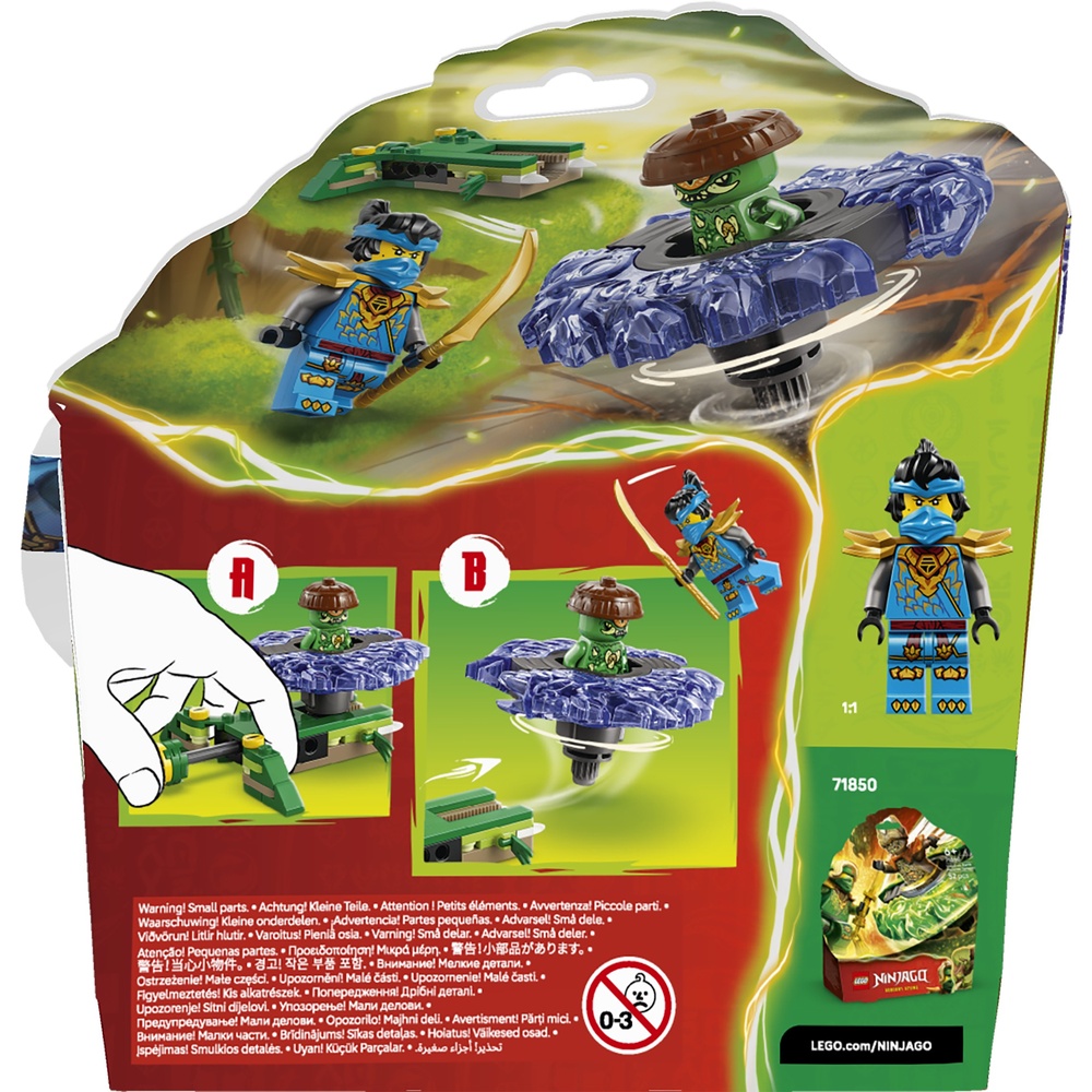 В интернет магазине Конструктор LEGO Ninjago Ния против спиннера монстра-мутанта 49 деталей (71849)