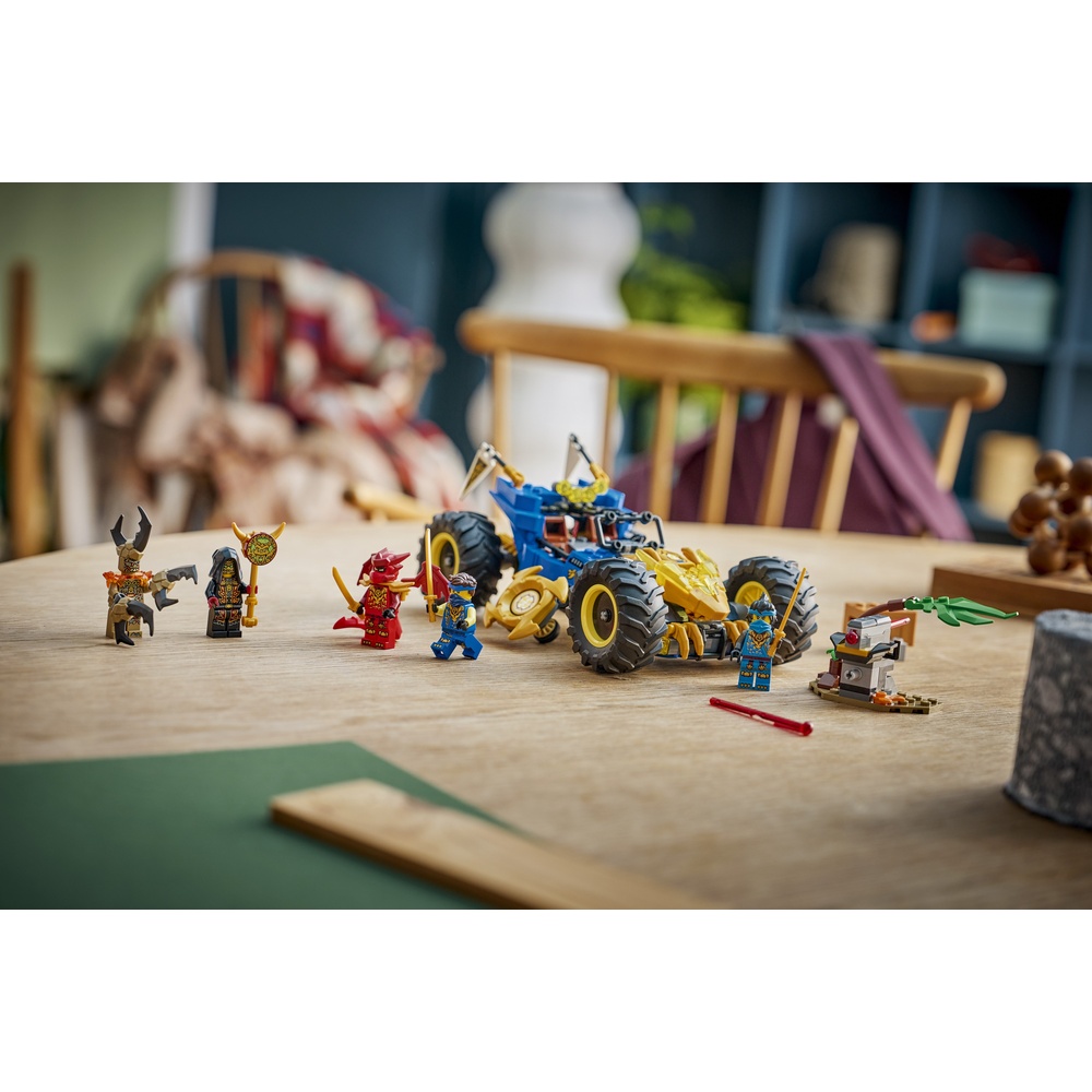 Замовити Конструктор LEGO Ninjago Автомобіль-трансформер Джея 387 деталей (71856)