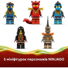 Конструктор LEGO Ninjago Автомобіль-трансформер Джея 387 деталей (71856)