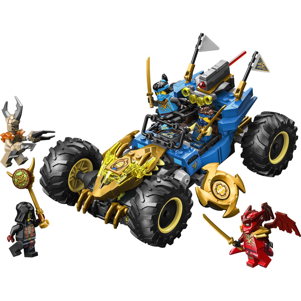 Конструктор LEGO Ninjago Автомобіль-трансформер Джея 387 деталей (71856) Тип класичний