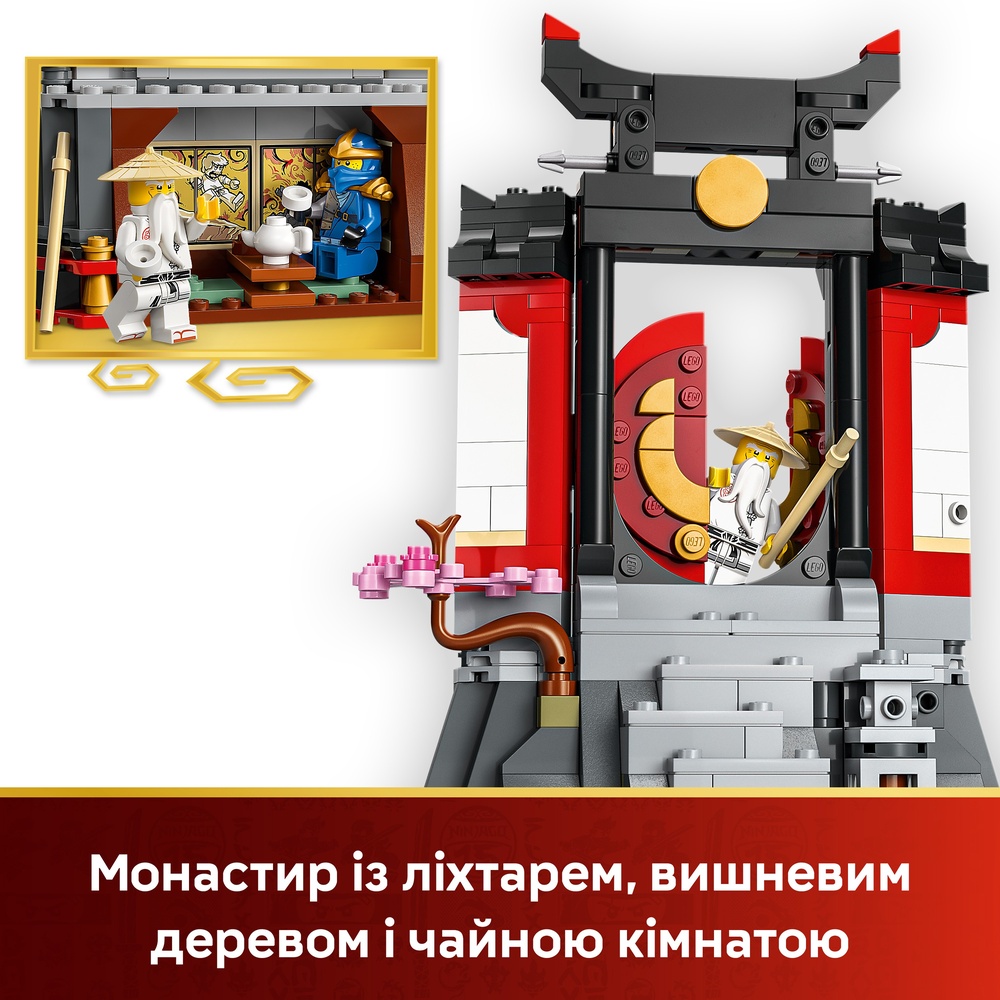 Конструктор LEGO Ninjago Модель персонажів ніндзя. 15-та річниця 447 деталей (71866) Кріплення блок