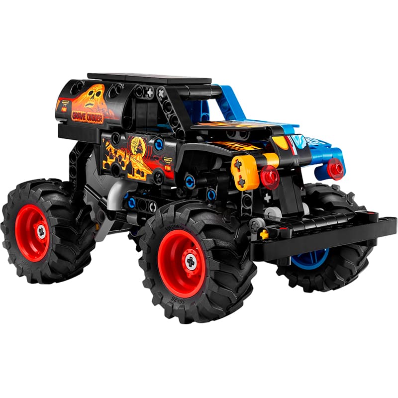 Конструктор LEGO Technic Monster Jam Grave Digger Вогонь та лід 263 деталі (42219) Тип класичний