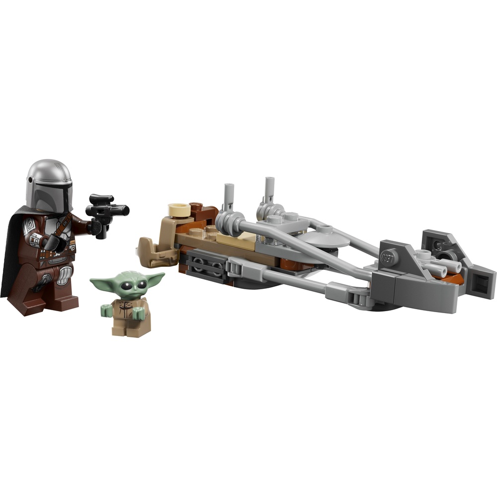 Конструктор LEGO Star Wars Швидкісний мотоцикл Мандалорця та Грогу 58 деталей (75436) Тип класичний