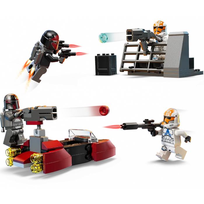 Конструктор LEGO Star Wars Боевой комплект Осада Мандалора 116 деталей (75449) Крепление блок