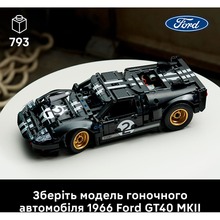 Конструктор LEGO Technic Автомобіль для гонок Ford GT40 MKII 1966 793 деталі (42223)