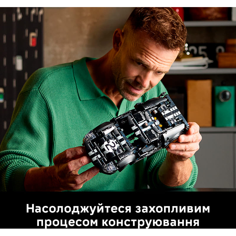 Конструктор LEGO Technic Автомобіль для гонок Ford GT40 MKII 1966 793 деталі (42223) Кріплення блок