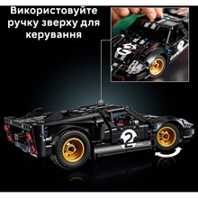 Конструктор LEGO Technic Автомобіль для гонок Ford GT40 MKII 1966 793 деталі (42223)