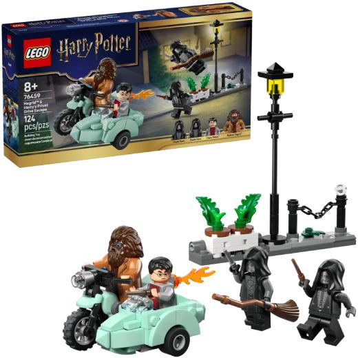 Конструктор LEGO Harry Potter Геґрід та Гаррі: Втеча з Тисової вулиці 124 деталі (76459)