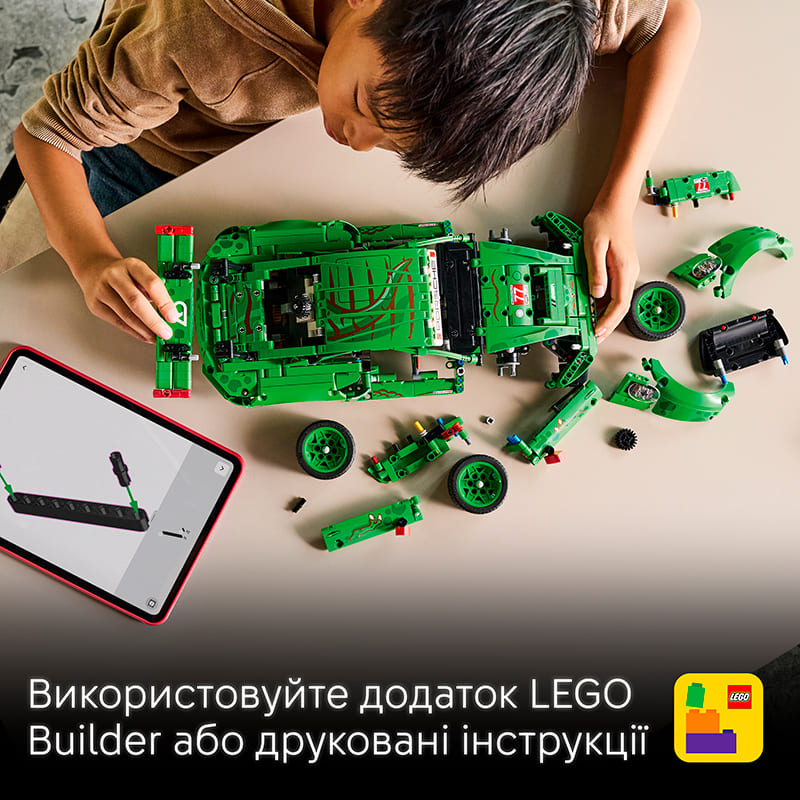 Замовити Конструктор LEGO Technic Автомобіль Porsche 911 GT3 R REXY AO Racing 1313 деталі (42224)