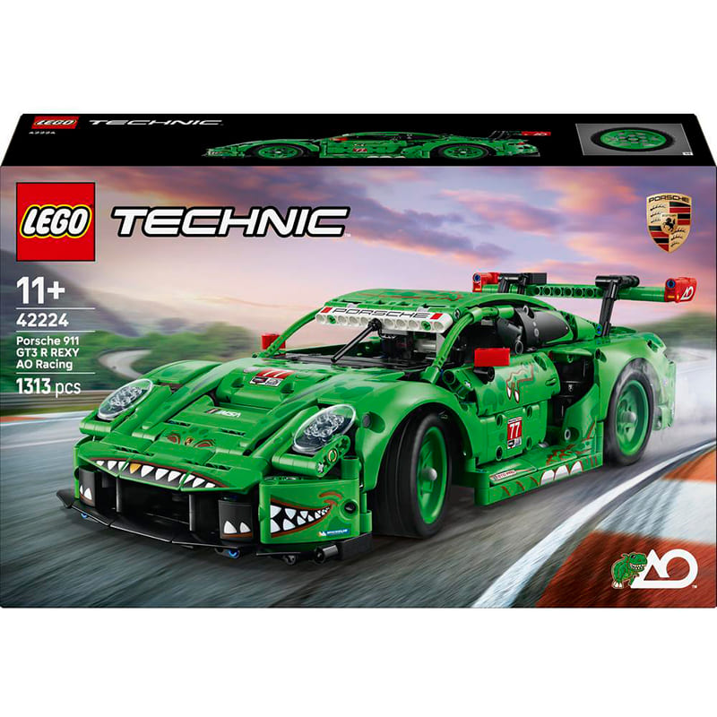 Конструктор LEGO Technic Автомобіль Porsche 911 GT3 R REXY AO Racing 1313 деталі (42224)