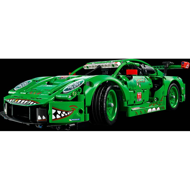 Огляд Конструктор LEGO Technic Автомобіль Porsche 911 GT3 R REXY AO Racing 1313 деталі (42224)