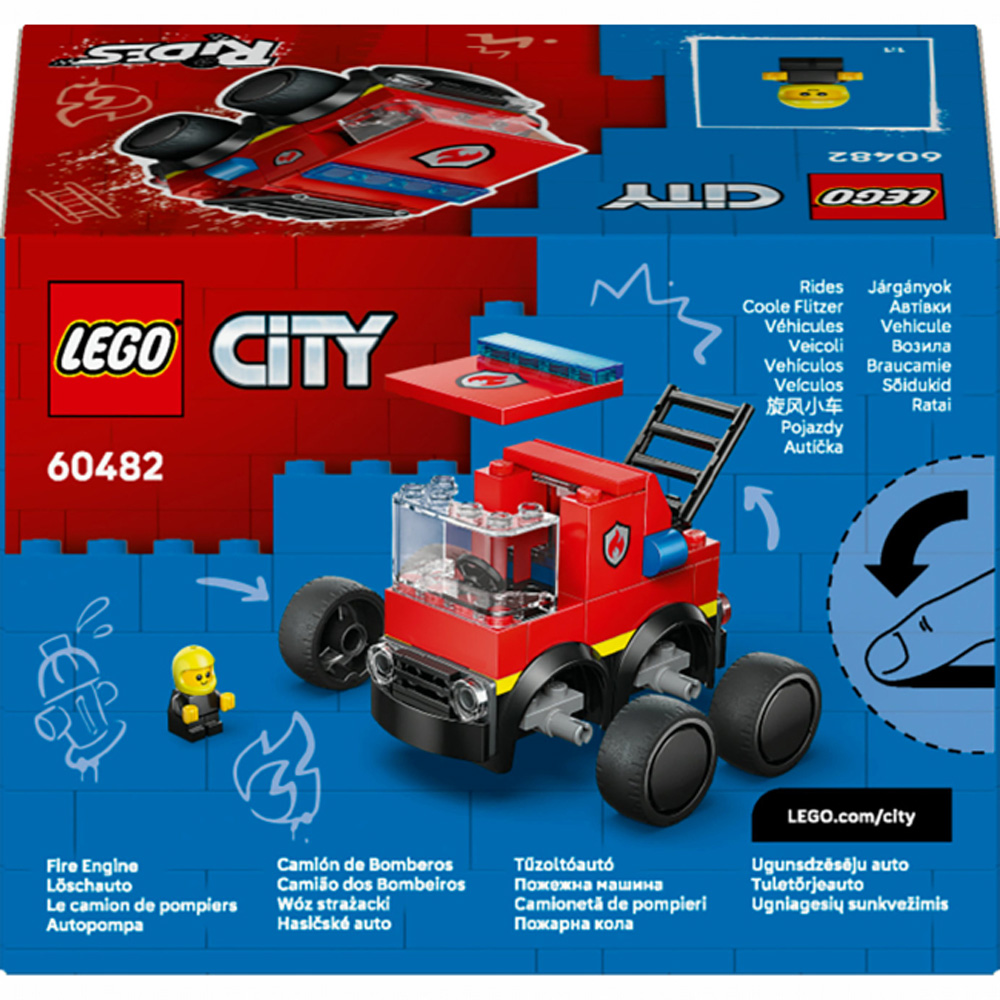 Конструктор LEGO City Автомобили - Пожарная машина 67 эл (60482) Крепление блок