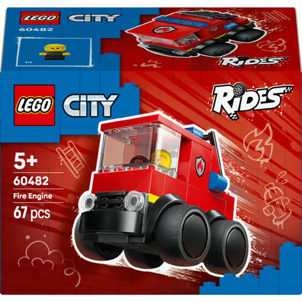 Конструктор LEGO City Автомобили - Пожарная машина 67 эл (60482)