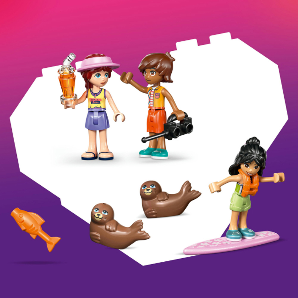 Конструктор LEGO Friends Пляжний будиночок з морськими котиками 400 ел (42699) Тип класичний
