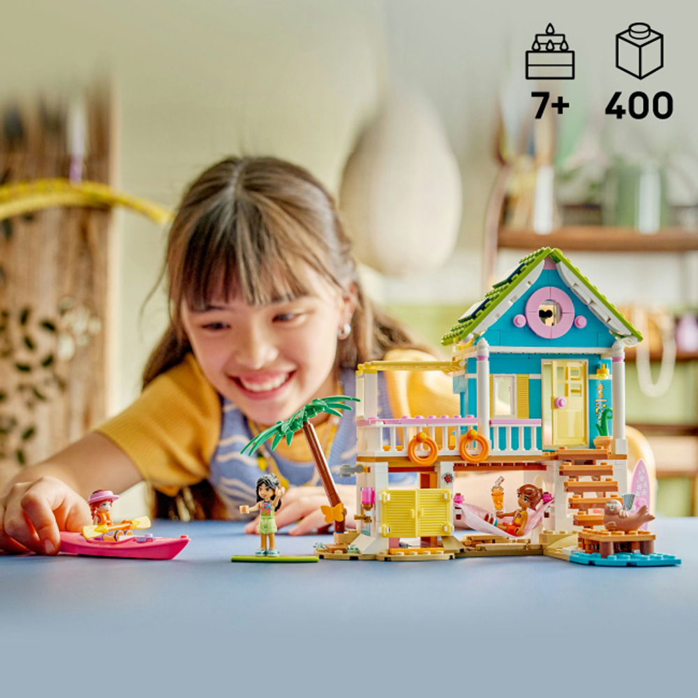 Фото Конструктор LEGO Friends Пляжний будиночок з морськими котиками 400 ел (42699)