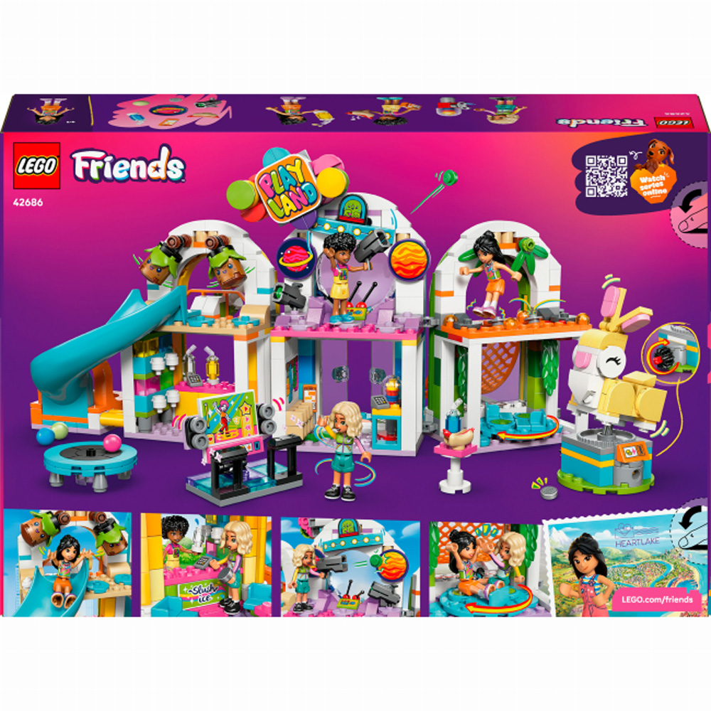Конструктор LEGO Friends Веселая крытая игровая площадка 668 эл (42686) Тип классический