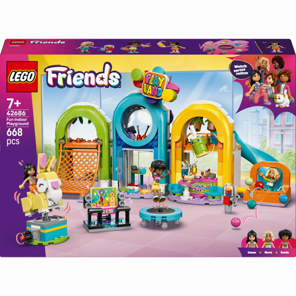 Конструктор LEGO Friends Веселая крытая игровая площадка 668 эл (42686)