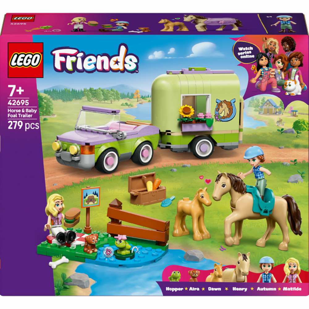Конструктор LEGO Friends Прицеп для коня и жеребенка 279 эл (42695)