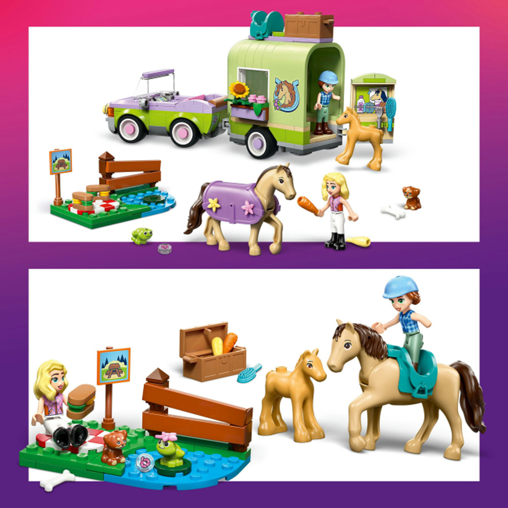 Внешний вид Конструктор LEGO Friends Прицеп для коня и жеребенка 279 эл (42695)