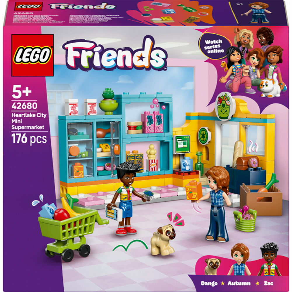 Конструктор LEGO Friends Цілодобовий магазин Хартлейк-Сіті 176 ел (42680)