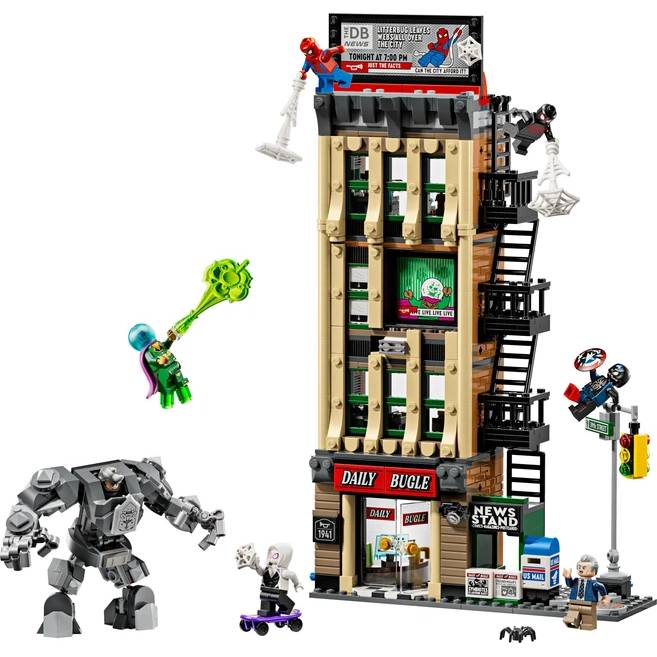 Конструктор LEGO Super Heroes Человек-паук против Мистерио: Дейли Бьюгл 781 деталь (76342) Тип уникальные детали