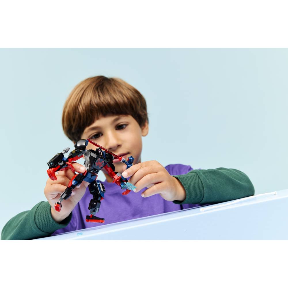 Фото Конструктор LEGO Super Heroes Робот Майлза Моралеза vs. Человек-паук 2099 135 детали (76337)