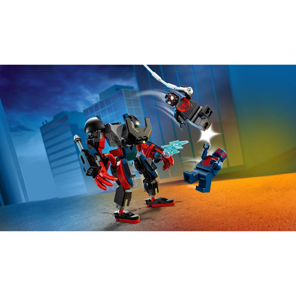 Конструктор LEGO Super Heroes Робот Майлза Моралеза vs. Человек-паук 2099 135 детали (76337) Серия Lego Super Heroes