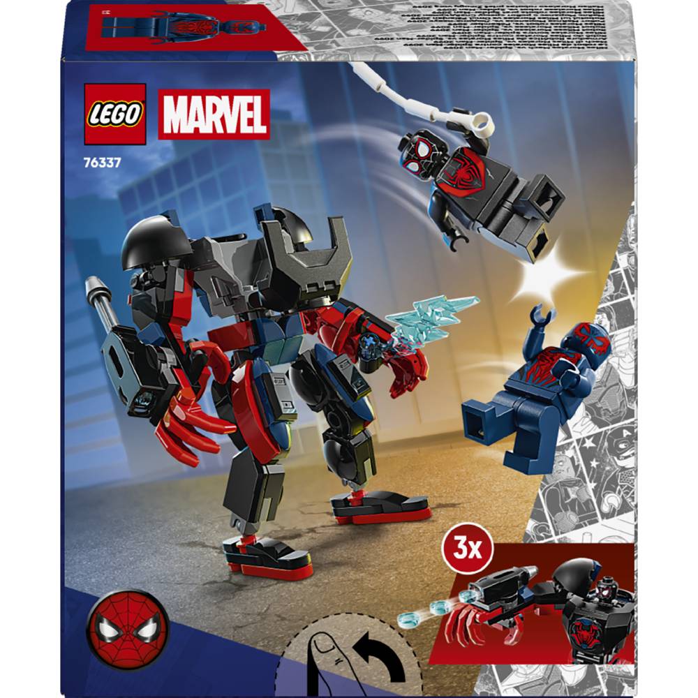 Конструктор LEGO Super Heroes Робот Майлза Моралеза vs. Человек-паук 2099 135 детали (76337) Тип уникальные детали