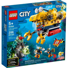 Конструктор LEGO City Океан: исследовательская подводная лодка (60264)