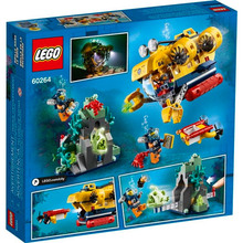 Конструктор LEGO City Океан: дослідницька підводний човен (60264)