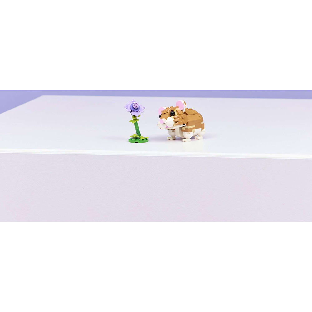 Замовити Конструктор LEGO Creator Чарівний хом'як з квіткою (31376)