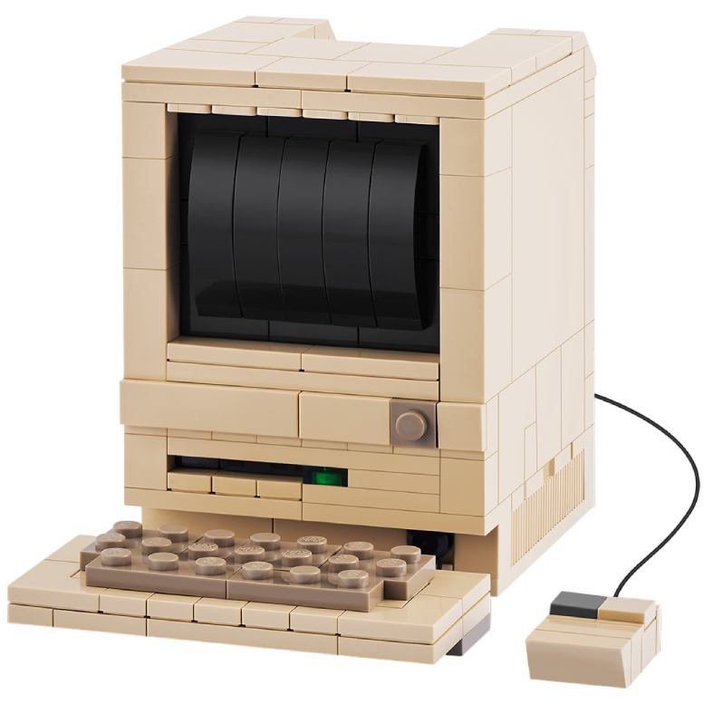Конструктор у капсулі Max серії Retro S1 Комп'ютер Макінтош (83185AGQ8) Кріплення блок