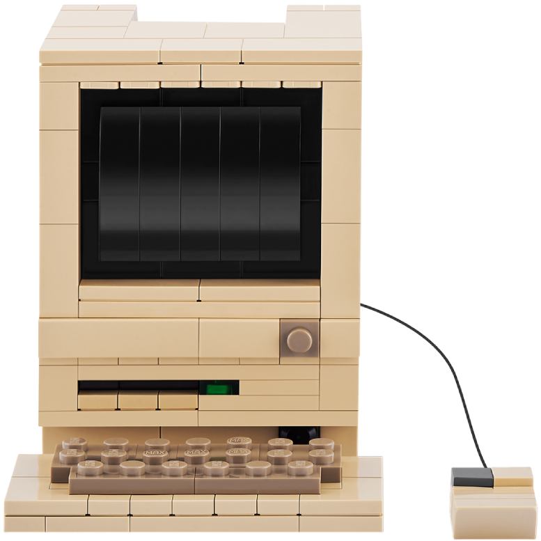 Конструктор у капсулі Max серії Retro S1 Комп'ютер Макінтош (83185AGQ8) Тематика комп'ютерні ігри
