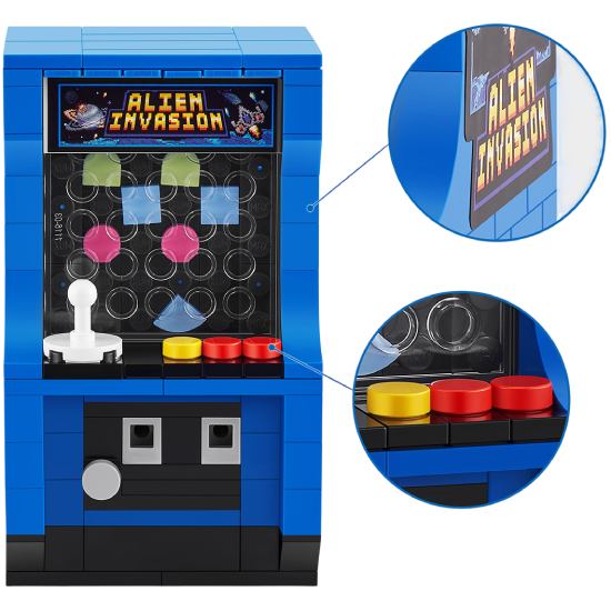 Конструктор у капсулі Max серії Retro S1 Ігровий аркадний автомат (83185BGQ8) Для кого універсально
