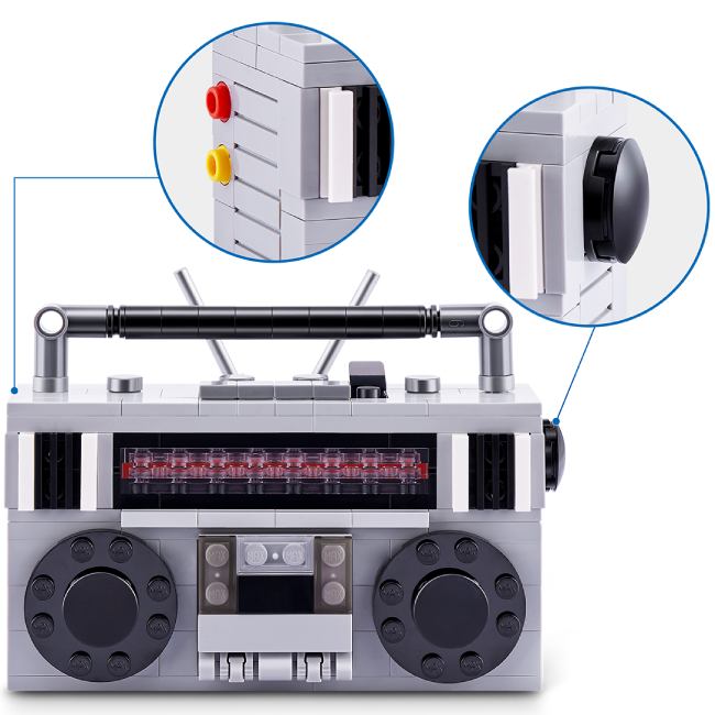 Конструктор в капсуле Max серии Retro S1 Кассетный магнитофон (83185DGQ8) Для кого универсально