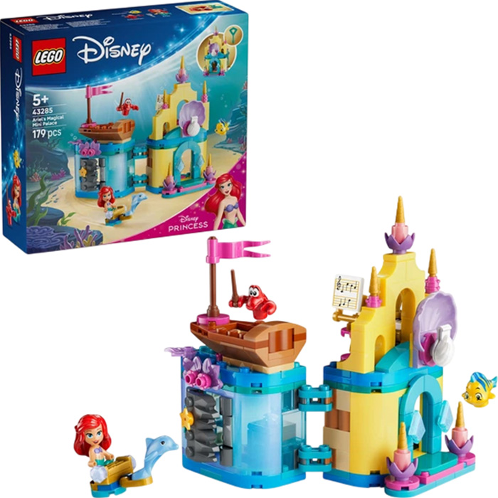 Замовити Конструктор LEGO Disney Princess Чарівний міні-палац Аріель 179 деталей (43285)