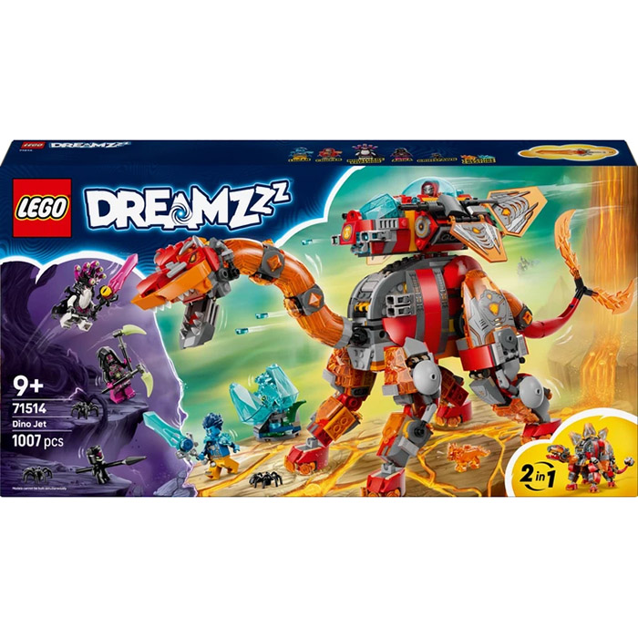 Конструктор LEGO DREAMZzz Джет-динозавр 1007 деталей (71514)