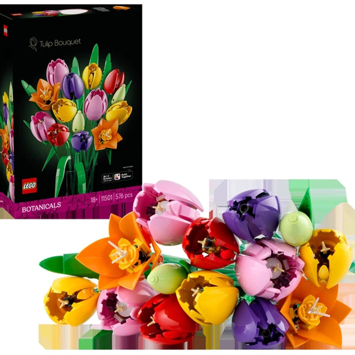 Внешний вид Конструктор LEGO Botanicals Букет тюльпанов 576 деталей (11501)