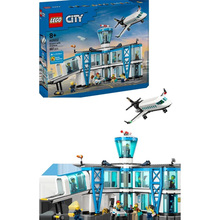 Конструктор LEGO City Аэропорт с самолетом 887 деталей (60502)